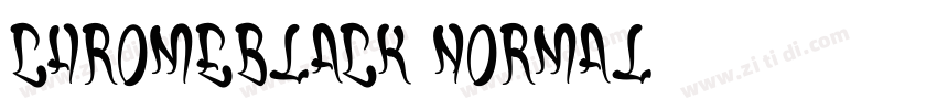 ChromeBlack Normal字体转换